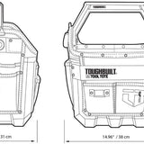【予約　7月中旬入荷】12in ツールトート TB-CT-82-12